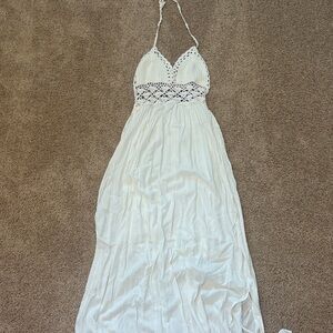 Crochet backless beach dress never worn